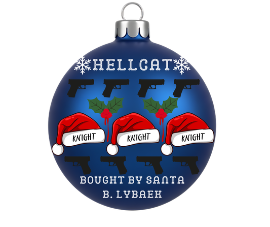 B. Lybaek Bought By Santa Enamel Pin