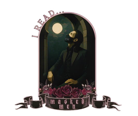 I Read Masked Men Pin