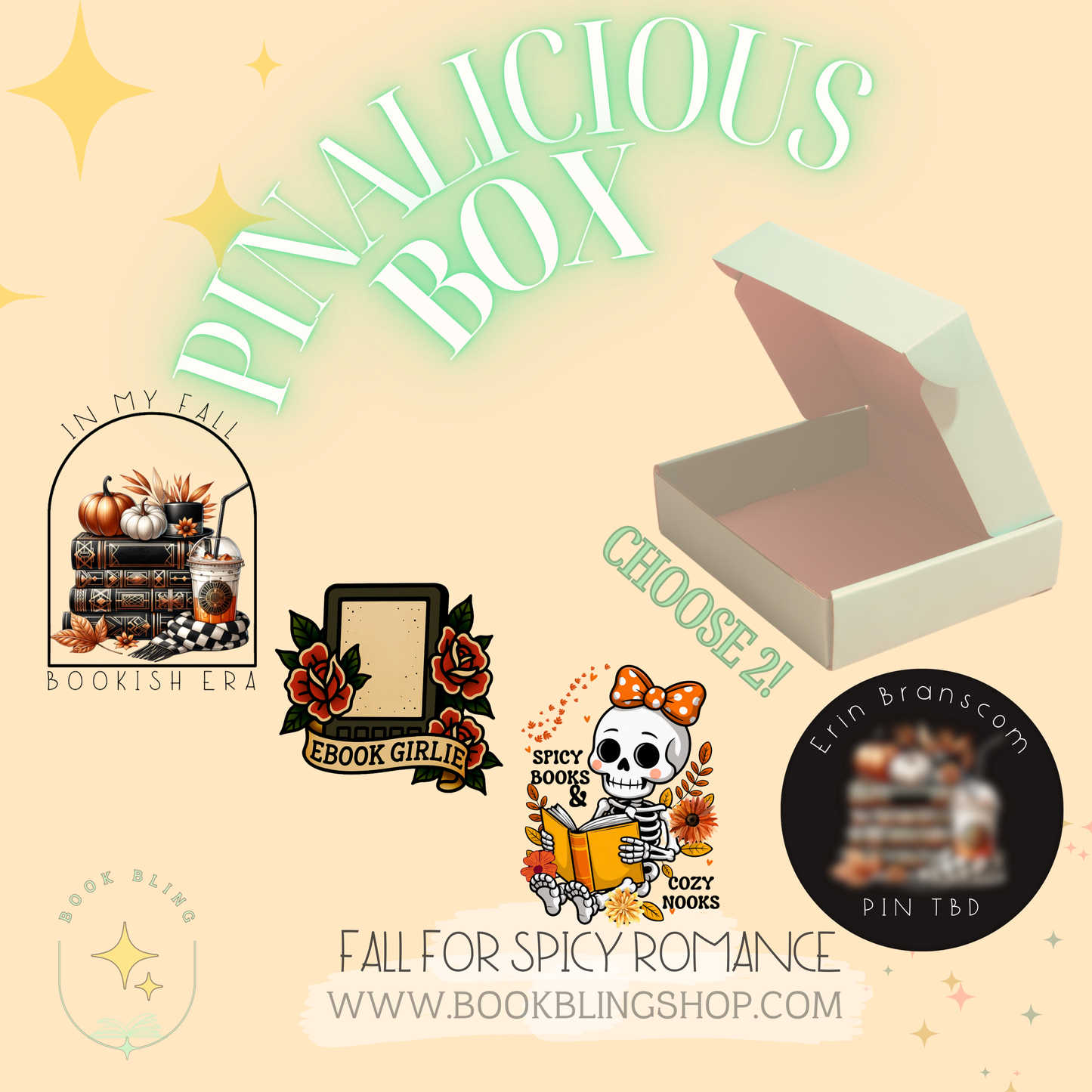 Bookish Enamel Pin Mystery Box