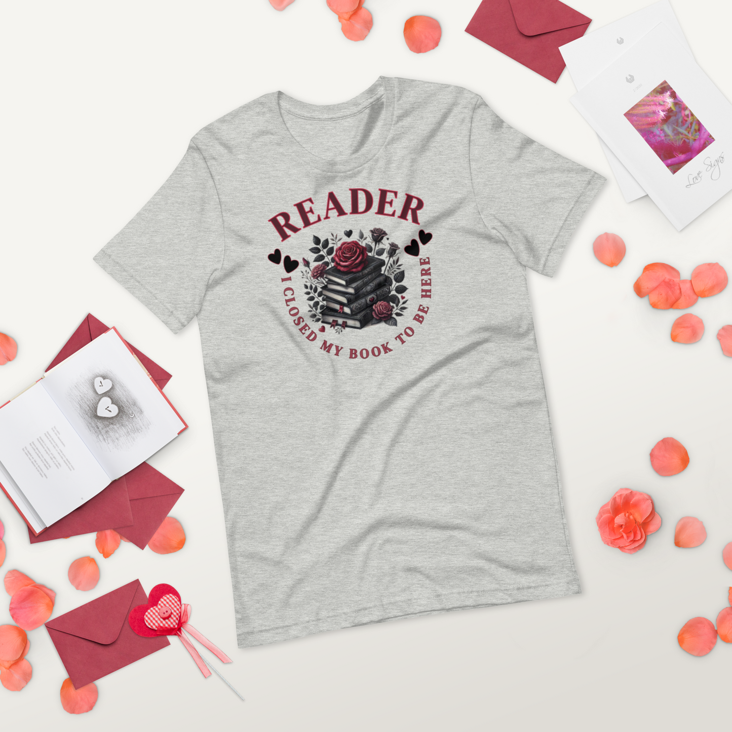 I Closed My Book To Be Here Holiday Tee Bundle