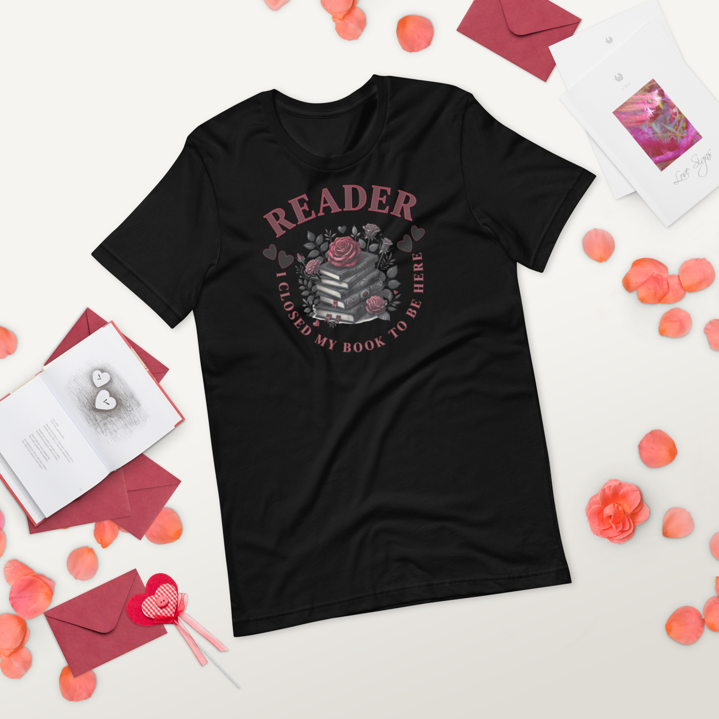 I Closed My Book To Be Here Holiday Tee Bundle