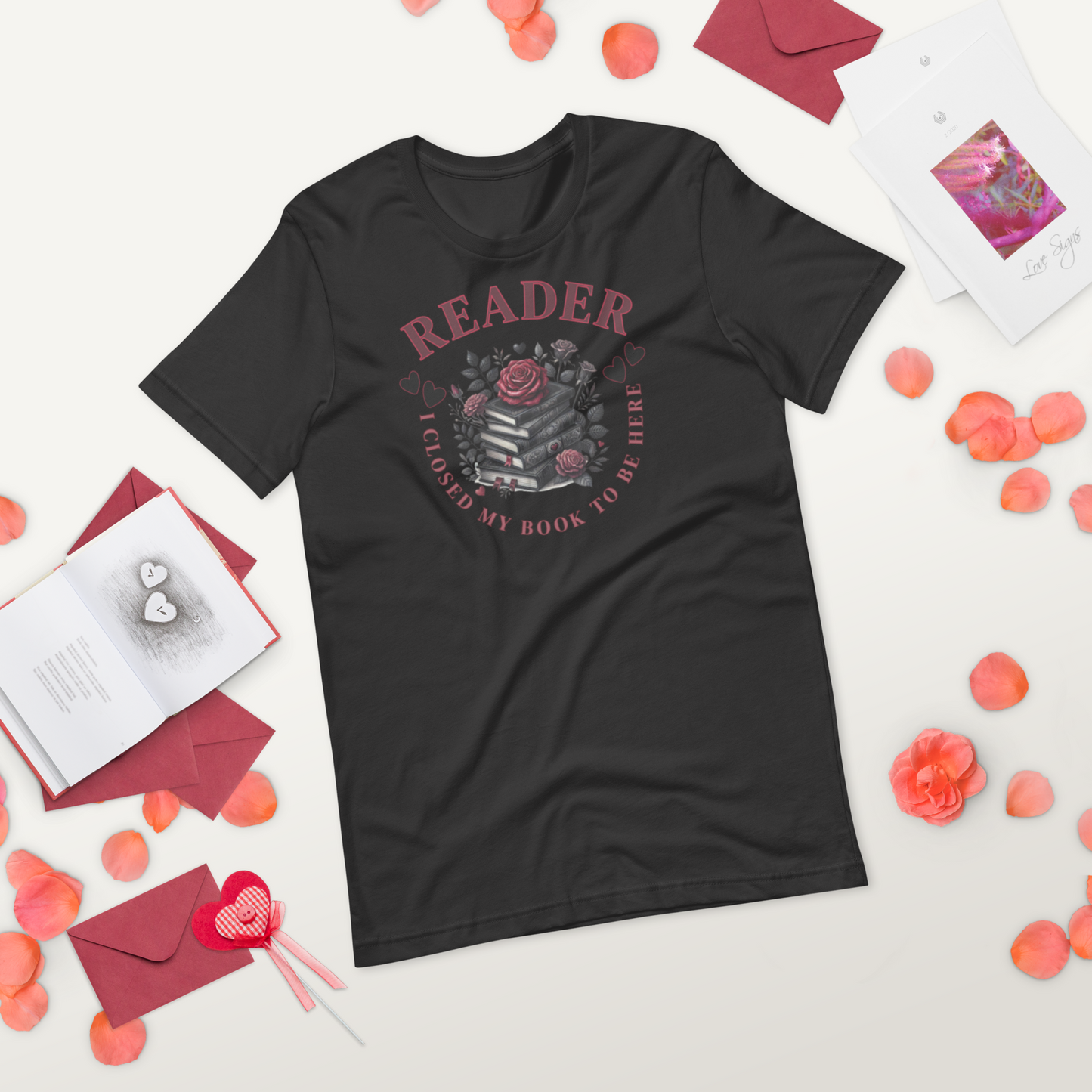 I Closed My Book To Be Here Holiday Tee Bundle