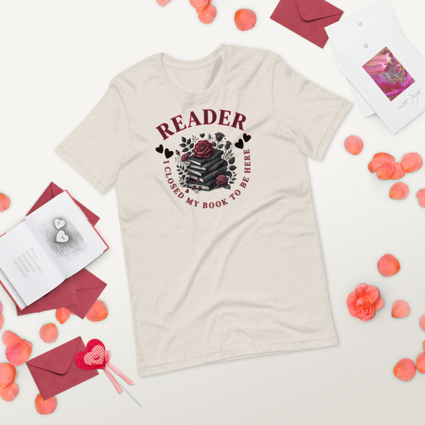 I Closed My Book To Be Here Holiday Tee Bundle