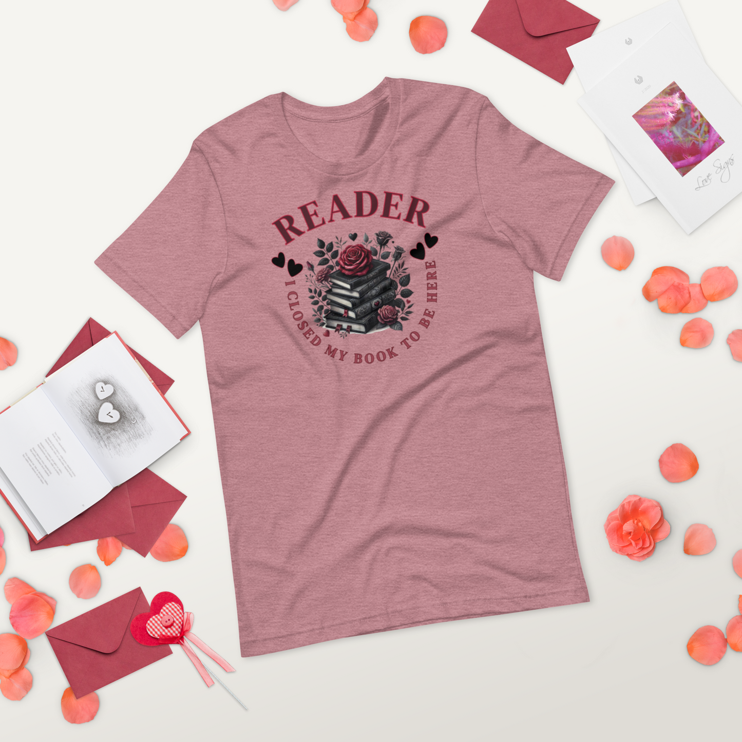 I Closed My Book To Be Here Holiday Tee Bundle