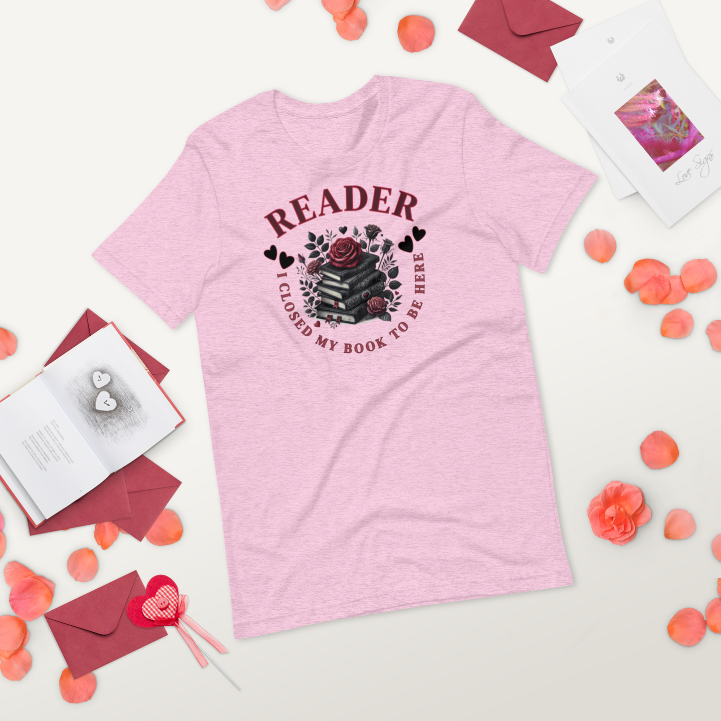I Closed My Book To Be Here Holiday Tee Bundle