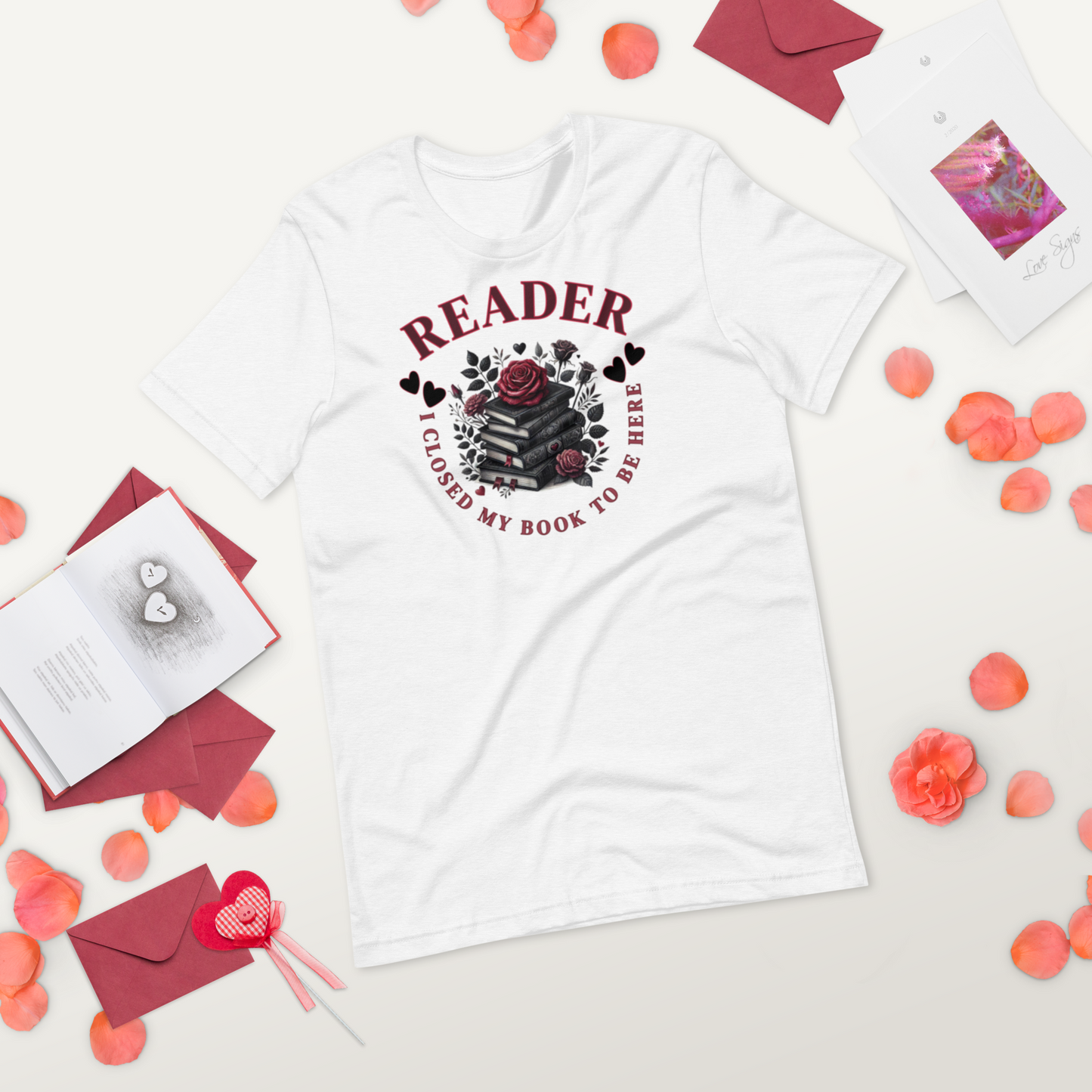 I Closed My Book To Be Here Holiday Tee Bundle