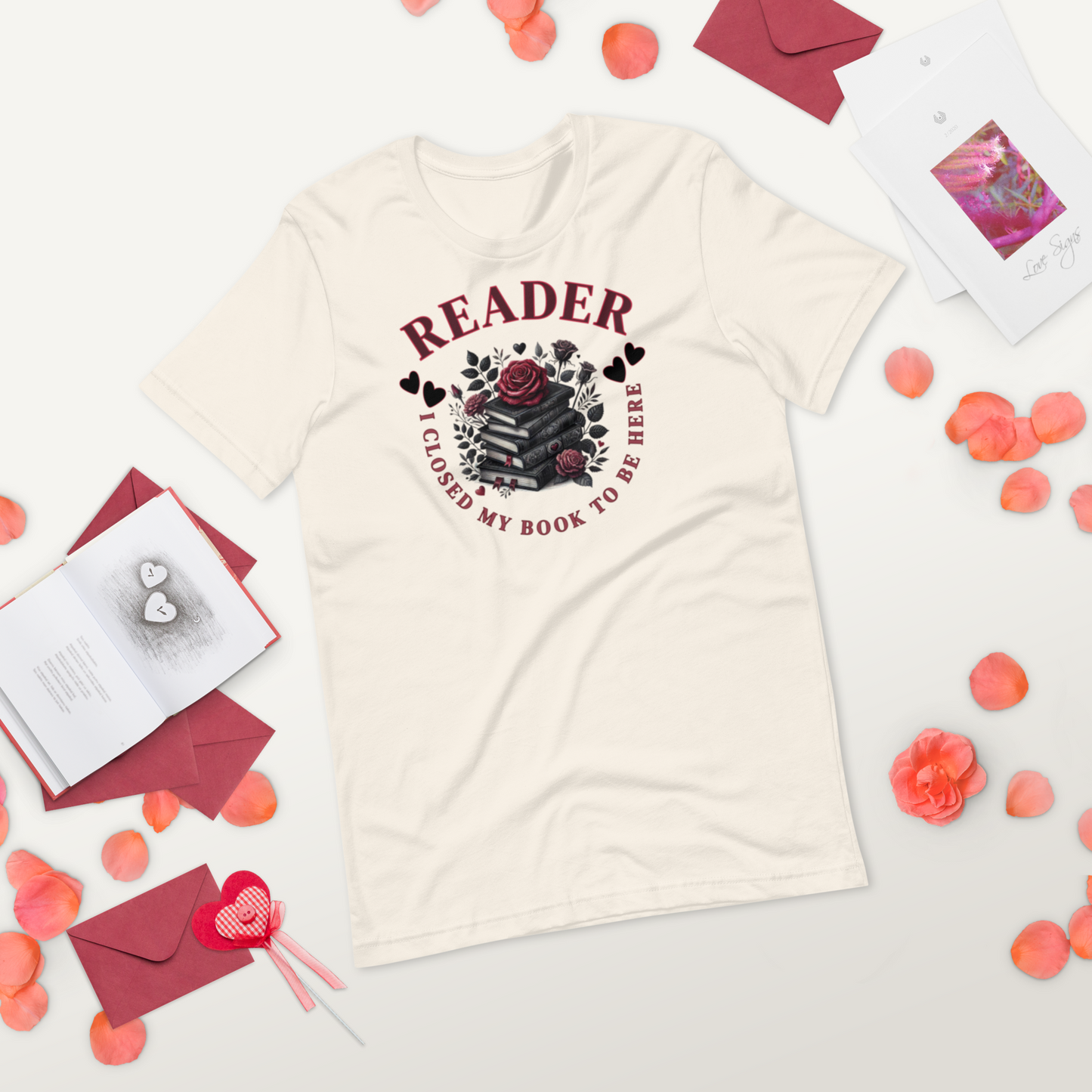 I Closed My Book To Be Here Holiday Tee Bundle